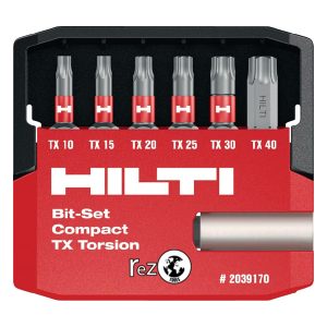 مجموعه رابط پیچ بند شارژی هیلتی HILTI S-BS (T) Torsion bit sets